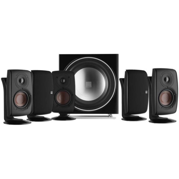 Dali Fazon Sat 5.1.2 - Pack 5.1 Compact avec SUB E-12 F Laqué Noir ou Blanc