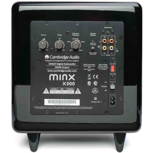 Cambridge Minx X300 - Caisson de Basses - Laqué Noir ou Laqué Blanc