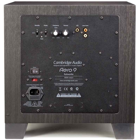 Cambridge Aero 9 - Caisson de Basses Noir