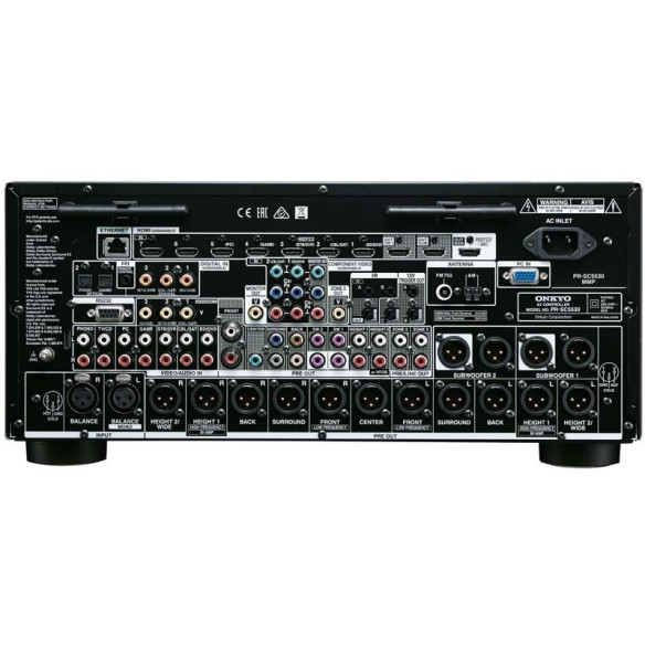 Onkyo PR-SC5530 - Préampli Home Cinéma 11.2 THX Ultra 2 Plus 4K Ultra HD Dolby Atmos