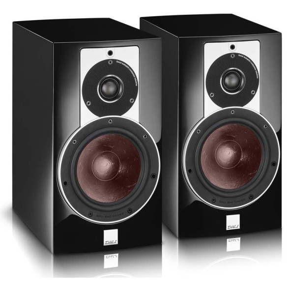 Dali Rubicon 2 - Enceintes Bibliothèques - Laqué Blanc, Laqué Noir, Noyer où Acajou