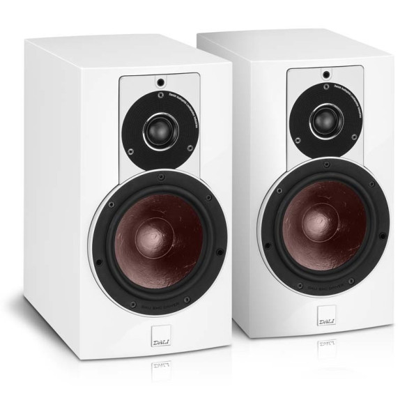 Dali Rubicon 2 - Enceintes Bibliothèques - Laqué Blanc, Laqué Noir, Noyer où Acajou