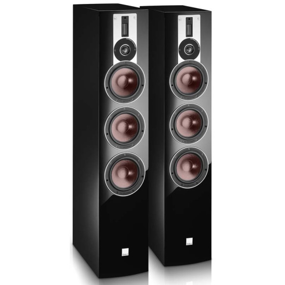 Dali Rubicon 8 - Enceintes Colonnes - Laqué Blanc, Laqué Noir, Noyer où Acajou