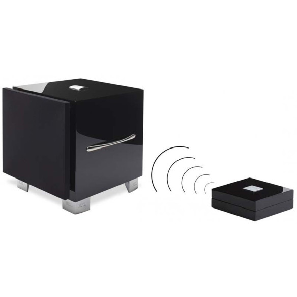 REL Acoustics LongBow - Boitier sans Fil Laqué Noir ou Blanc pour caisson S2, S3 et S5