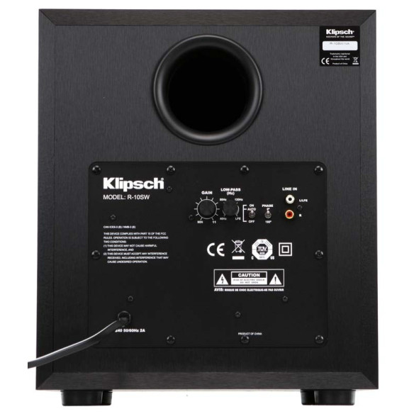 Klipsch R-10SW - Caisson de Basses avec HP 25cm