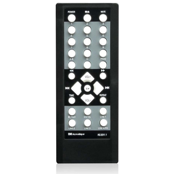 BC Acoustique EX-202.1 - Amplificateur Stéréo - Noir