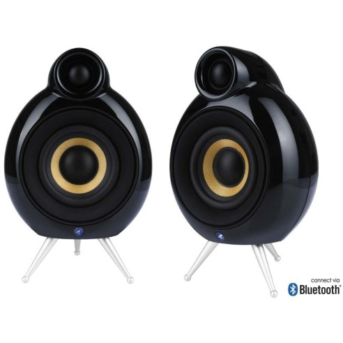 Scandyna MicroPod BT - Enceintes Compactes Wireless - Blanc, Noir ou Rouge