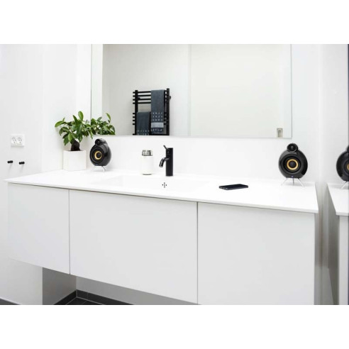 Scandyna MicroPod BT - Enceintes Compactes Wireless - Blanc, Noir ou Rouge