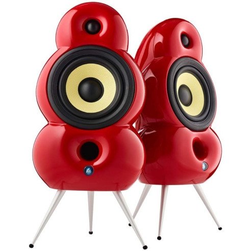 Scandyna MiniPod MK2 - Enceintes Bibliothèques - Blanc, Noir ou Rouge