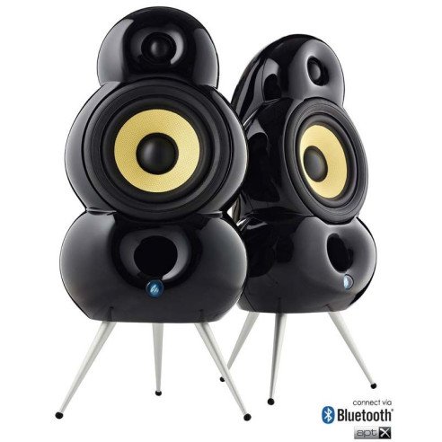 Scandyna MiniPod BT - Enceintes Bibliothèques Wireless - Blanc, Noir ou Rouge