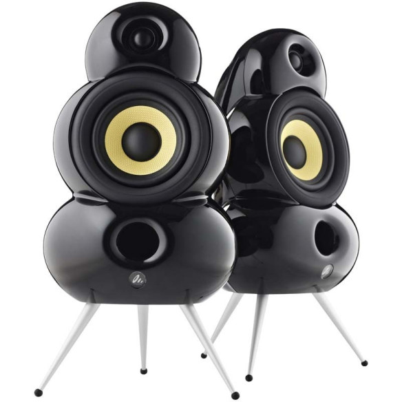 Scandyna SmallPod AIR - Enceintes Bibliothèques Wireless - Blanc, Noir ou Rouge