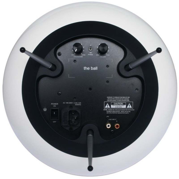 Scandyna The Ball - Caisson de Basses - Blanc, Noir ou Rouge