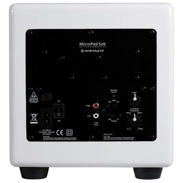 Scandyna MicroPod Sub - Caisson de Basses - Blanc, Noir ou Rouge