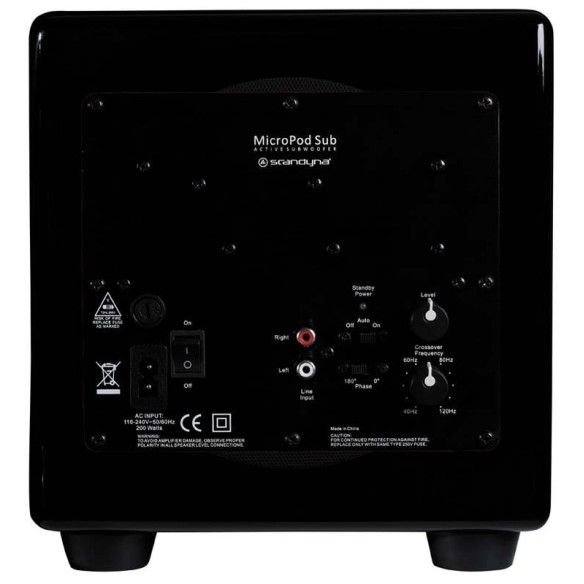 Scandyna MicroPod Sub - Caisson de Basses - Blanc, Noir ou Rouge