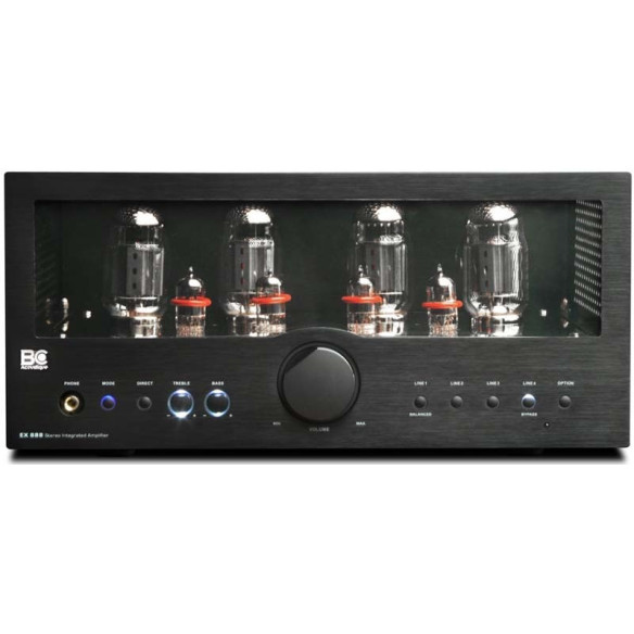 BC Acoustique EX-888.1 - Amplificateur Stéréo à Tubes Bypass Noir ou Silver BC Acoustique EX-888.1 - Amplificateur Stéréo à Tubes Bypass Noir ou Silver
