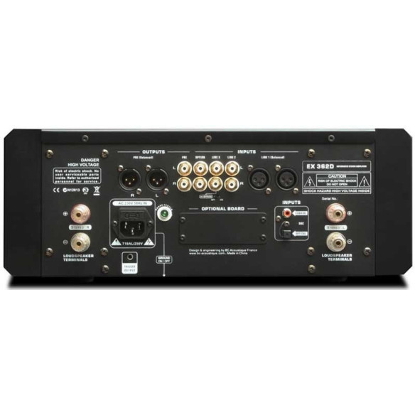 BC Acoustique EX-362D - Amplificateur Stéréo Classe A Noir ou Silver BC Acoustique EX-362D - Amplificateur Stéréo Classe A Noir ou Silver
