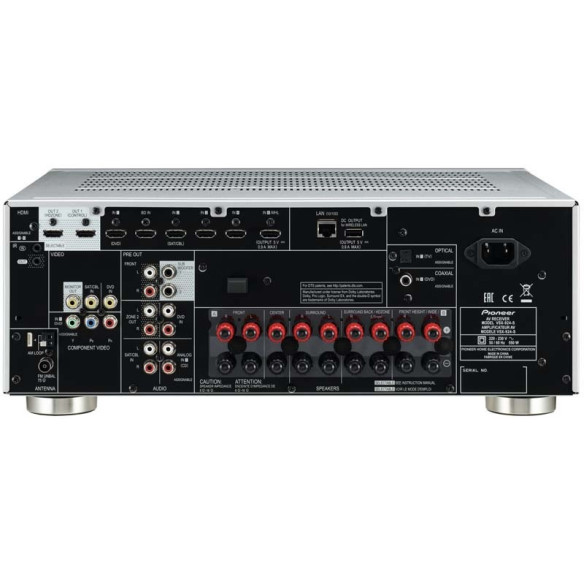 Pioneer VSX-924 - Ampli Home Cinéma 7.2 - Noir ou Silver