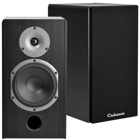 Cabasse Antigua MT32 - Enceintes Bibliothèques - Bois Noir, Laqué Noir ou Blanc