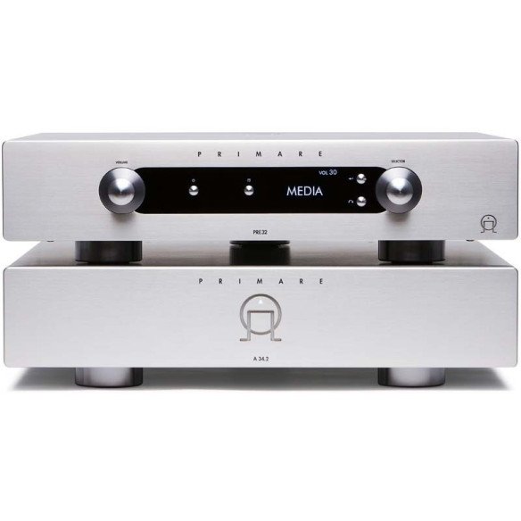 Primare PRE32 + A34.2 - Ensemble Préampli + Ampli - Noir ou Titane