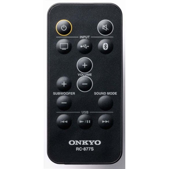 Onkyo LS-B50 - Barre de Son 2.1 - Noir