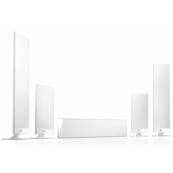 KEF T205 5.0 - Pack enceintes slim ultra plate sans caisson