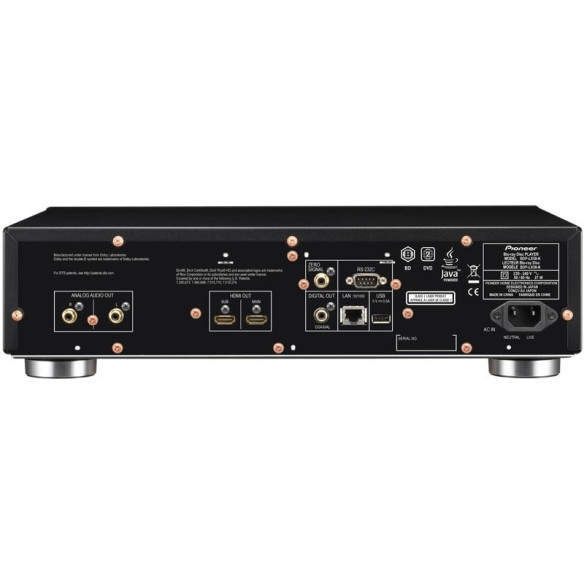 Pioneer BDP-LX58 - Platine Blu-ray 3D & 4K - Lecteur Réseau - Noir ou Silver