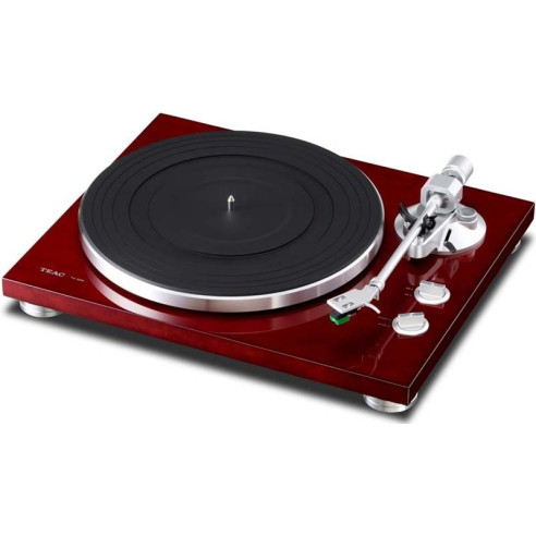 Teac TN-300 - Platine Vinyle Laqué Noir, Blanc, Merisier ou Rouge