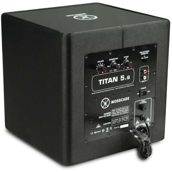 Mosscade Titan 5.6 - Caisson de basses Laqué noir