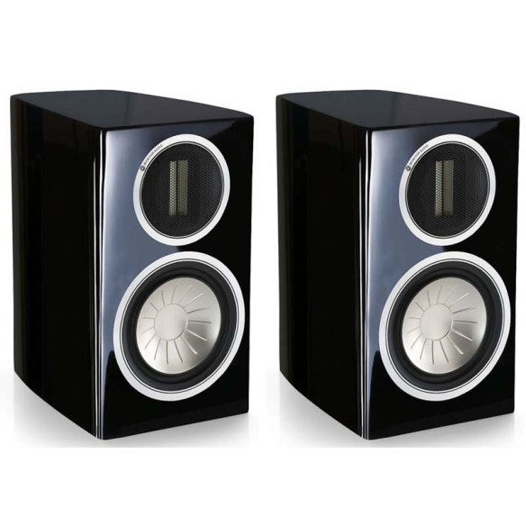 Monitor Audio GX50 - Enceintes Bibliothèques - Noir Laqué, Blanc Laqué, Dark Walnut, Bubinga ou Ebony