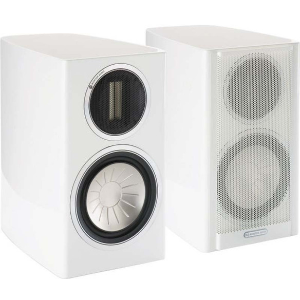 Monitor Audio GX50 - Enceintes Bibliothèques - Noir Laqué, Blanc Laqué, Dark Walnut, Bubinga ou Ebony