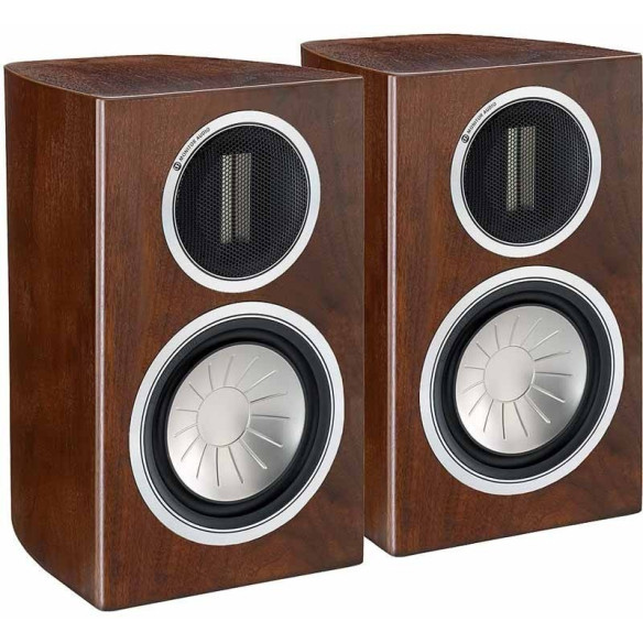 Monitor Audio GX50 - Enceintes Bibliothèques - Noir Laqué, Blanc Laqué, Dark Walnut, Bubinga ou Ebony
