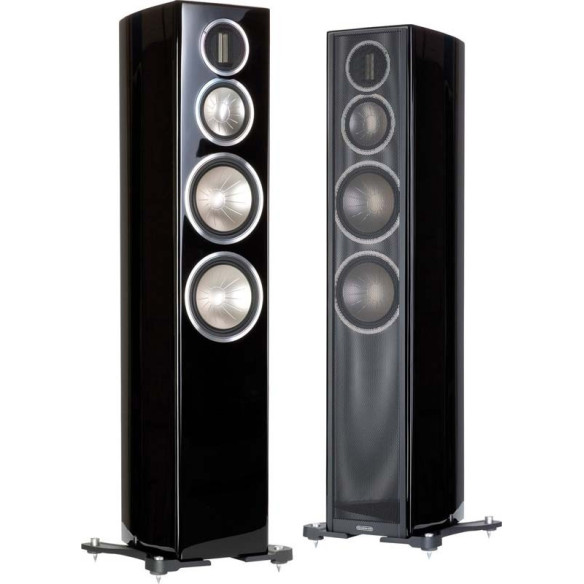Monitor Audio GX300 - Enceintes Colonnes - Noir Laqué, Blanc Laqué, Dark Walnut, Bubinga ou Ebony