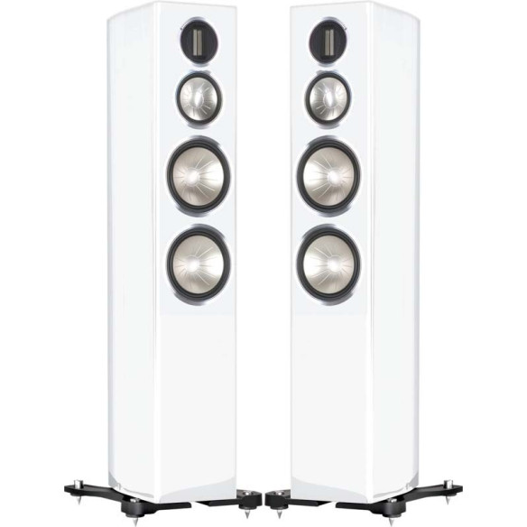Monitor Audio GX300 - Enceintes Colonnes - Noir Laqué, Blanc Laqué, Dark Walnut, Bubinga ou Ebony