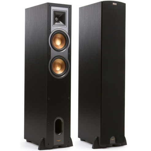 Klipsch R-24F - Enceintes Colonnes Bois Noir