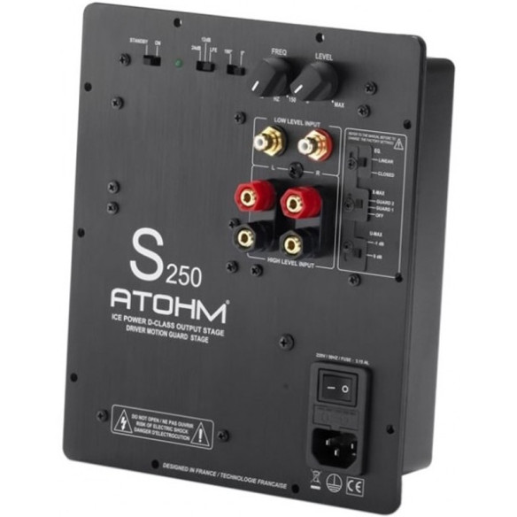 Waterfall HF2-250S - Caisson de Grave Noir ou Blanc