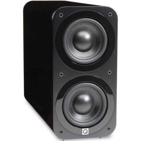 Q Acoustics 3070S - Caisson de basses Graphite Mat, Noyer, Cuir Noir, Laqué Blanc ou Noir
