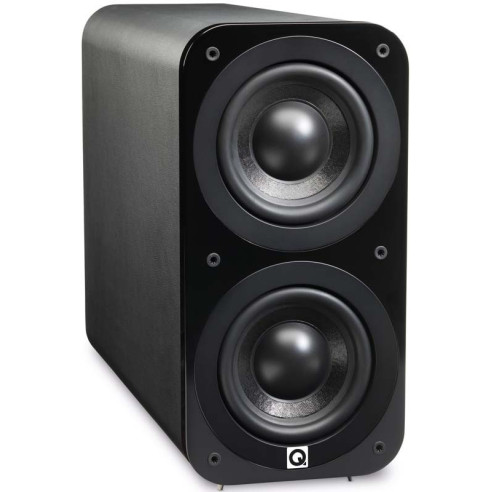 Q Acoustics 3070S - Caisson de basses Graphite Mat, Noyer, Cuir Noir, Laqué Blanc ou Noir