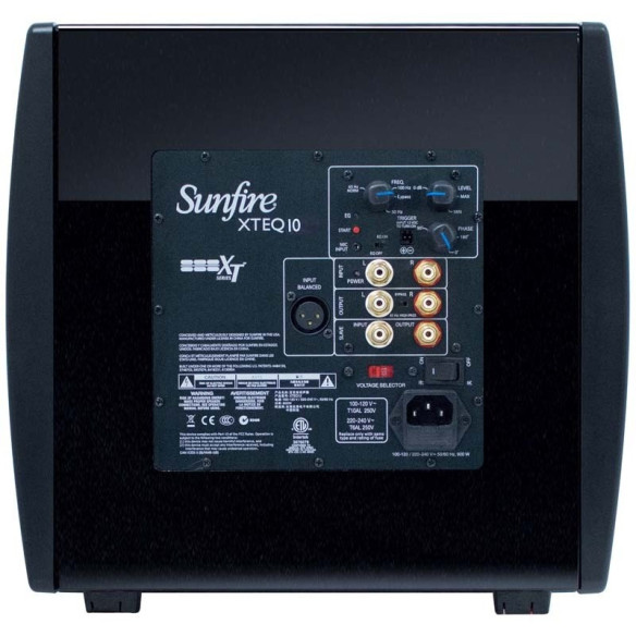 Sunfire XTEQ10 - Caisson De Basses - Laqué Noir