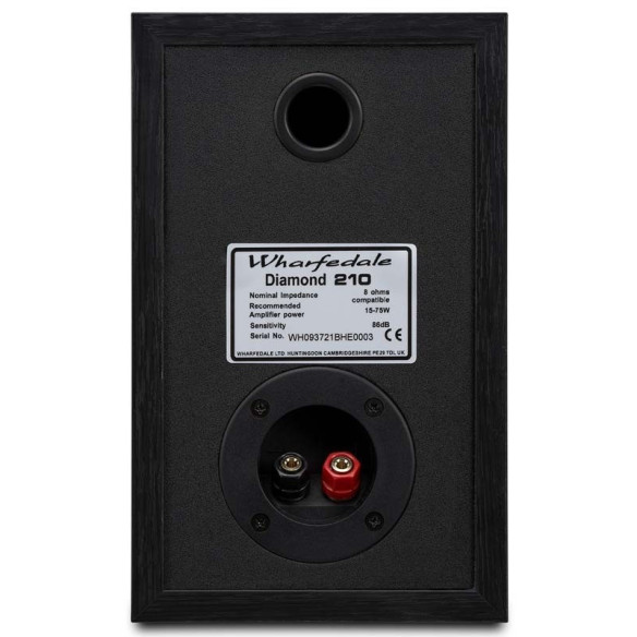 Wharfedale Diamond 210 - Enceintes bibliothèques Noir, Noyer, Rosewood ou Blanc