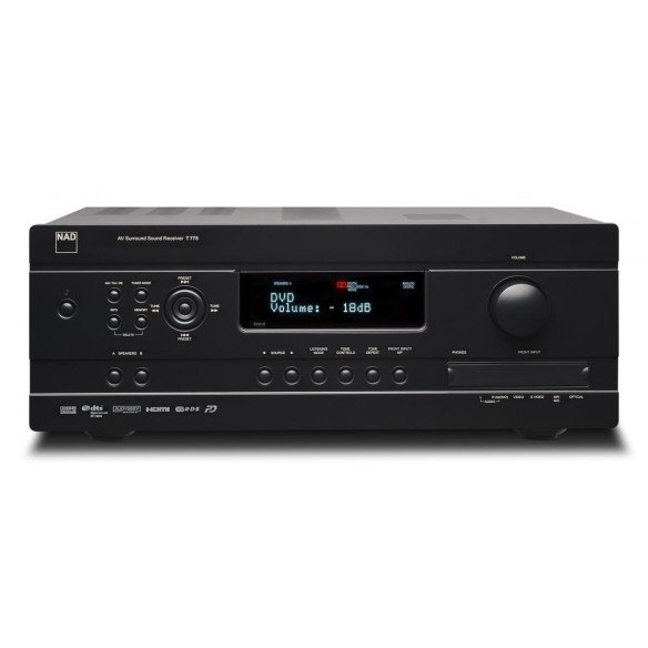 NAD T775 HD2 - Amplificateur 7.1 3D T-775 HD2 Graphite