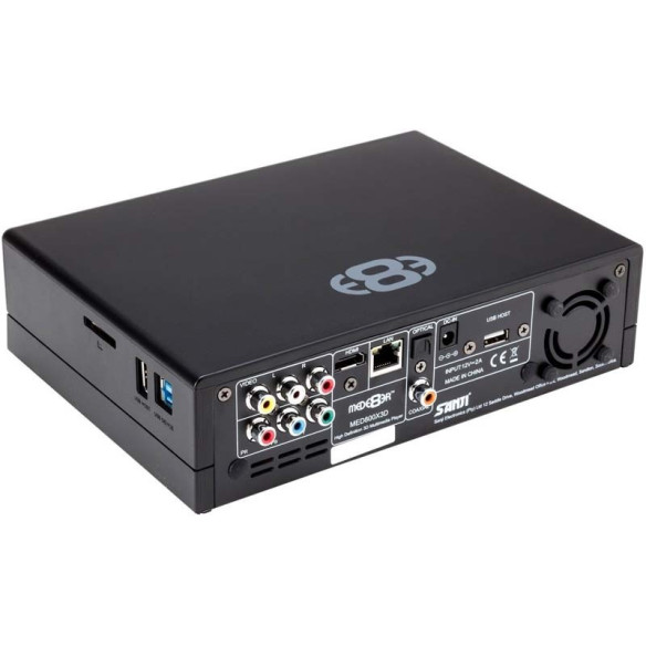 Mede8er MED800X3D - Serveur Multimédia - Noir