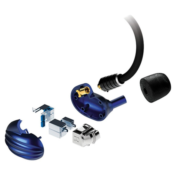 Nuforce Primo8 - Casque Intra-Auriculaire - Bleu