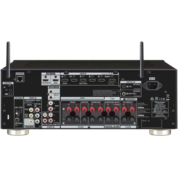 Pioneer VSX-1130 - Ampli Home Cinéma - Noir