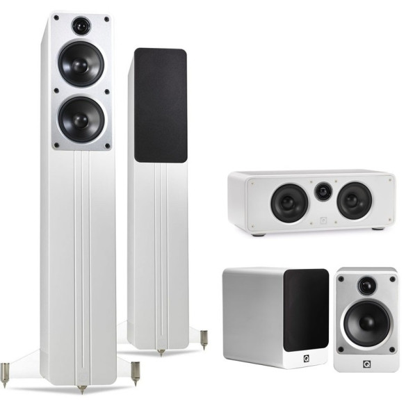 Q Acoustics Concept Cinéma - Pack 5.0 - Laque Noir ou Laqué Blanc