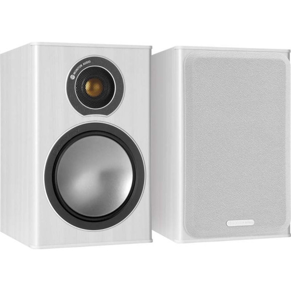 Monitor Audio Bronze 1 - Enceintes Bibliothèques - Bois Noir, Blanc, Noyer ou Rosenut