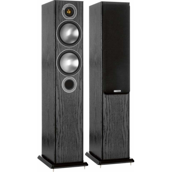 Monitor Audio Bronze 5 - Enceintes Colonnes - Bois Noir, Blanc, Noyer ou Rosenut