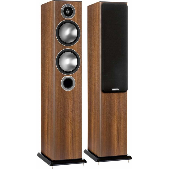Monitor Audio Bronze 5 - Enceintes Colonnes - Bois Noir, Blanc, Noyer ou Rosenut