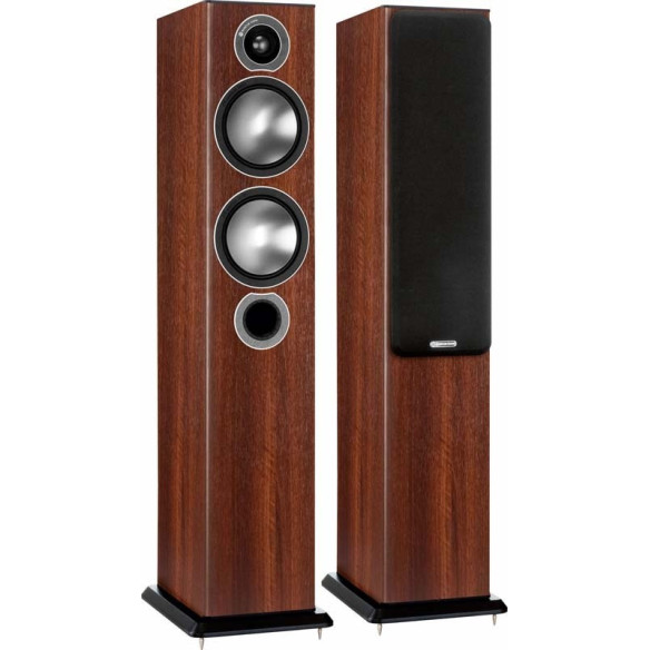 Monitor Audio Bronze 5 - Enceintes Colonnes - Bois Noir, Blanc, Noyer ou Rosenut