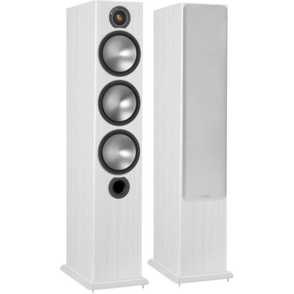 Monitor Audio Bronze 6 - Enceintes Colonnes - Bois Noir, Blanc, Noyer ou Rosenut