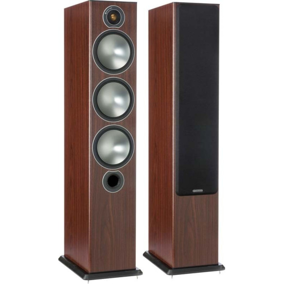 Monitor Audio Bronze 6 - Enceintes Colonnes - Bois Noir, Blanc, Noyer ou Rosenut